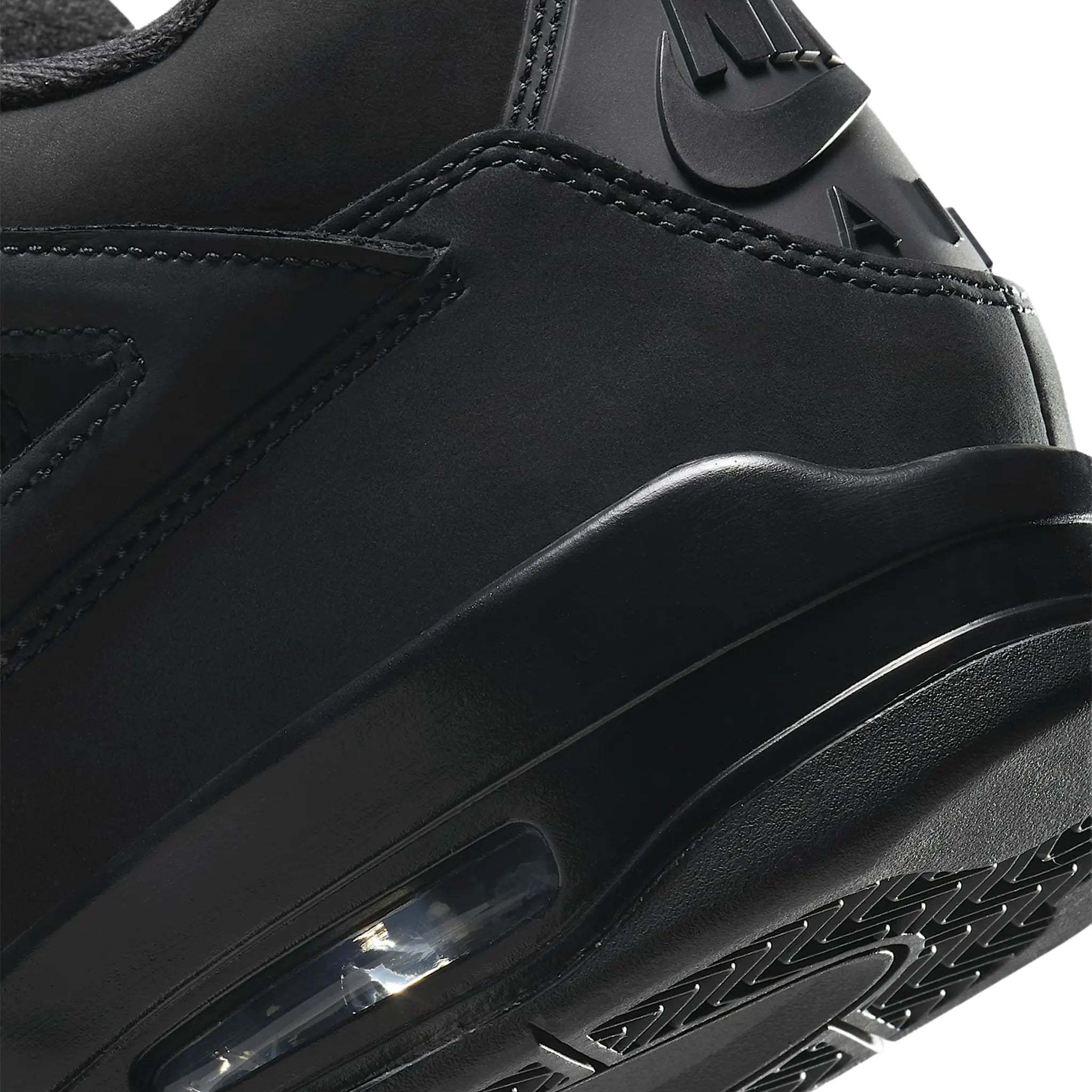 Detailed View of Air Jordan 4 Retro Black Cat (2025) FV5029-010